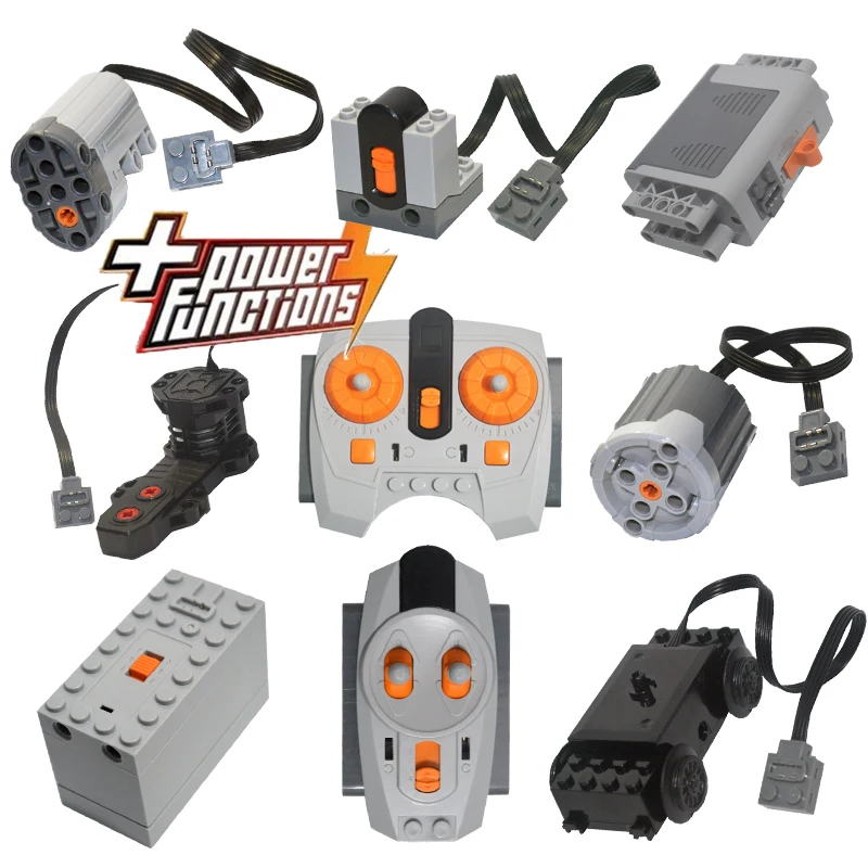Power Functions Motor Battery Box Remote - Technical Motor,Power Functions,Parts,Infrared Speed,APP Remote Control,Battery