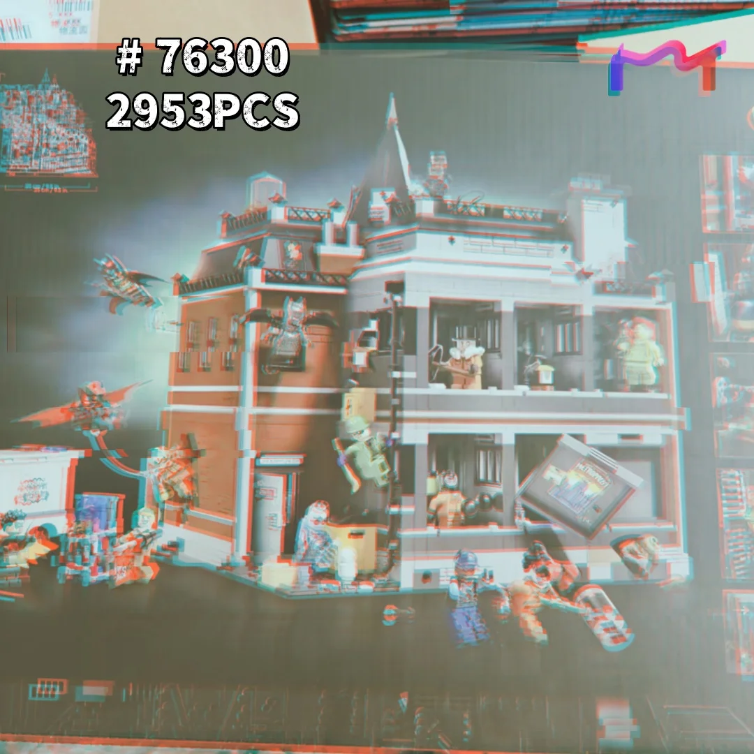 Moc Modular Building Street View Bricks - NEW 2953PCS Gothic Architecture Hospital Building