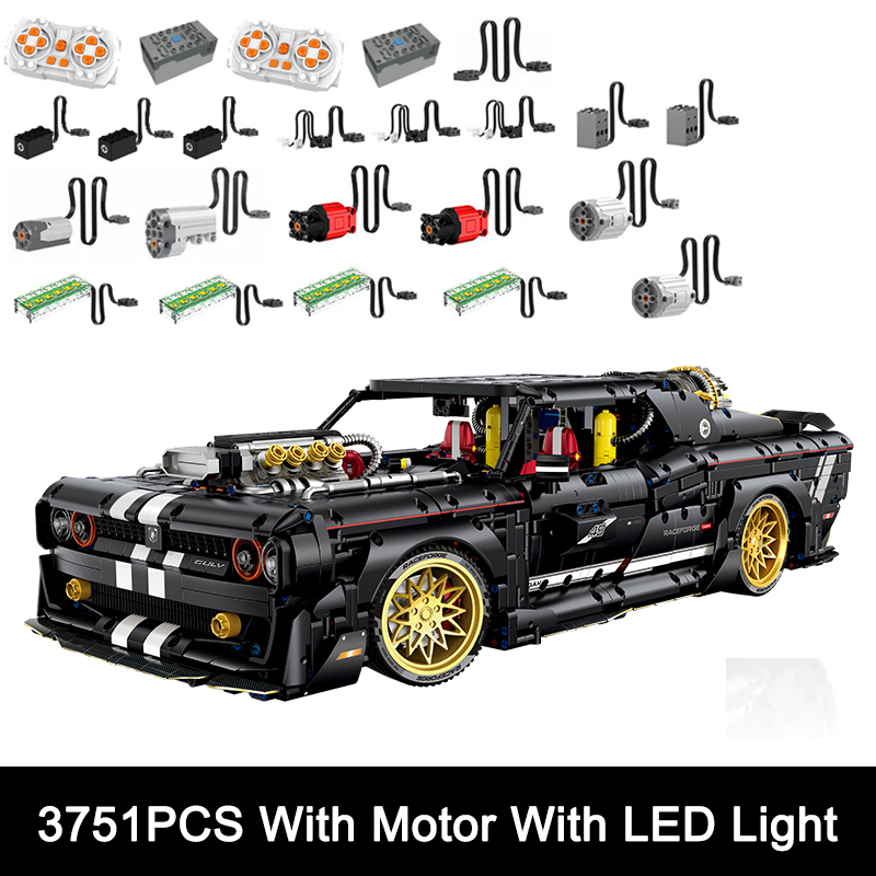 Moc Supercar Building Blocks 1/8 Scale - GULY MOC Tech Creative 1:8 Scale