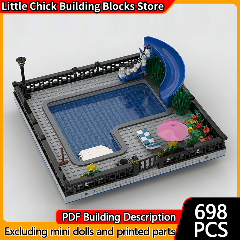 Moc Modular Building Street View Bricks - City Street View Model MOC Building
