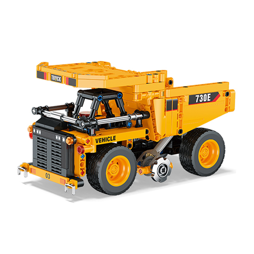 Technical Crane Truck Excavator Blocks - City Technical MOC Wheel Loader Car