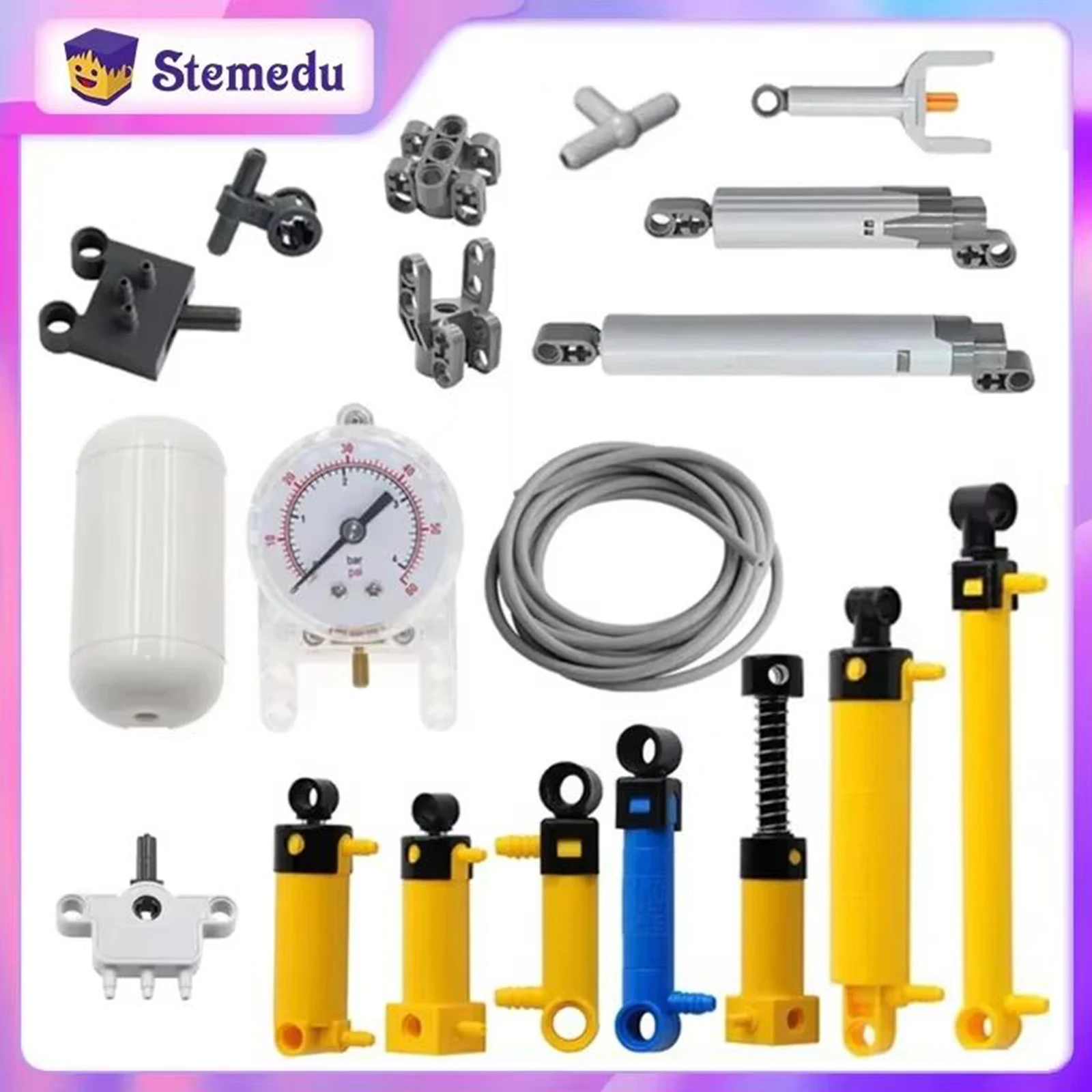 MOC Pneumatic Kits Technical P - đánh giá và giá Pneumatic Cylinder Pump Technic Parts