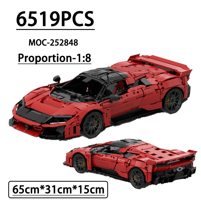 MOC-252848 Building Blocks Sup - đánh giá và giá Moc Supercar Building Blocks 1/8 Scale