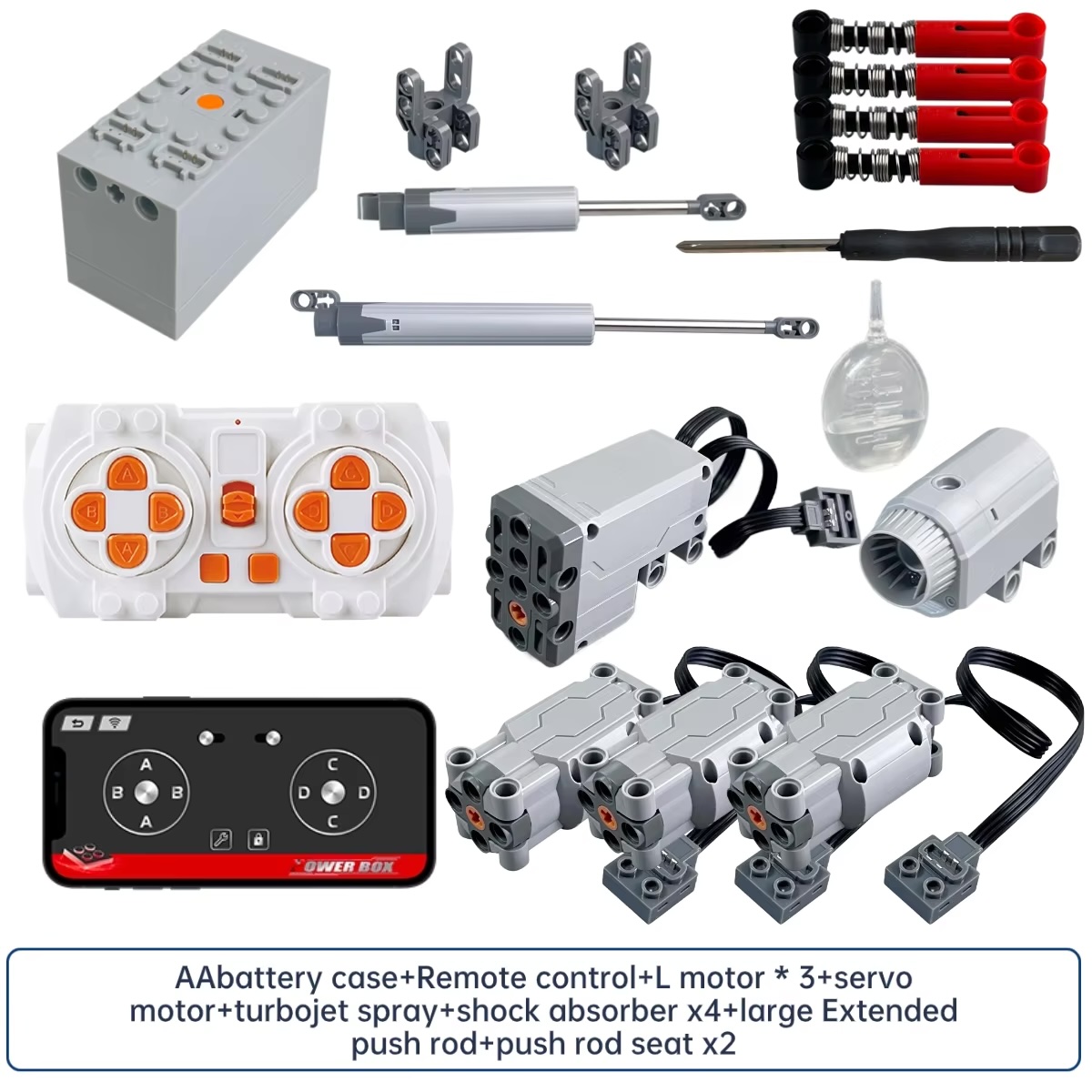 Building Blocks Power Function - đánh giá và giá Power Functions Motor Battery Box Remote