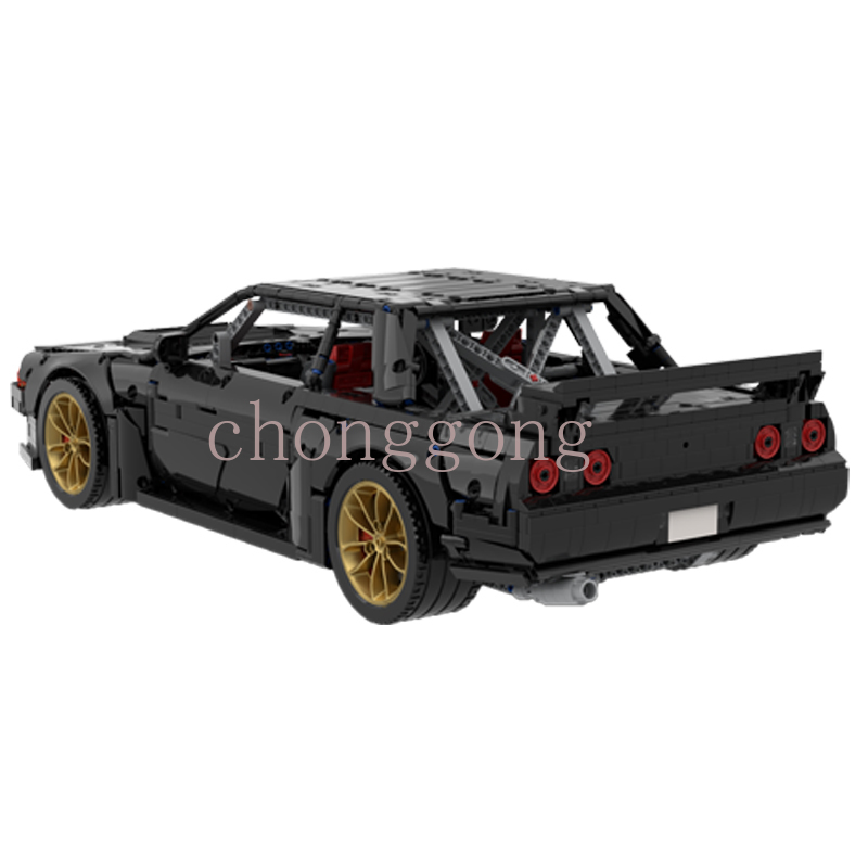MOC-62624 1:8 Scale Skyline R3 - đánh giá và giá Moc Supercar Building Blocks 1/8 Scale