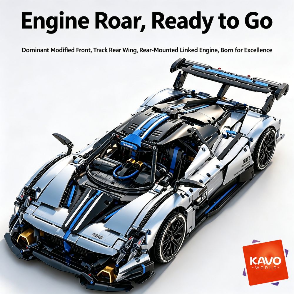 KAVOWORLD Premium MOC Super Sp - đánh giá và giá Moc Supercar Building Blocks 1/8 Scale