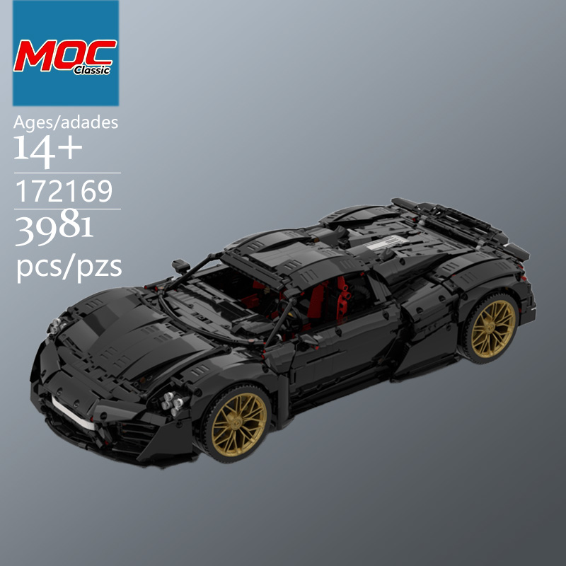 Custom MOC Supercar Technic Mo - đánh giá và giá Moc Supercar Building Blocks 1/8 Scale
