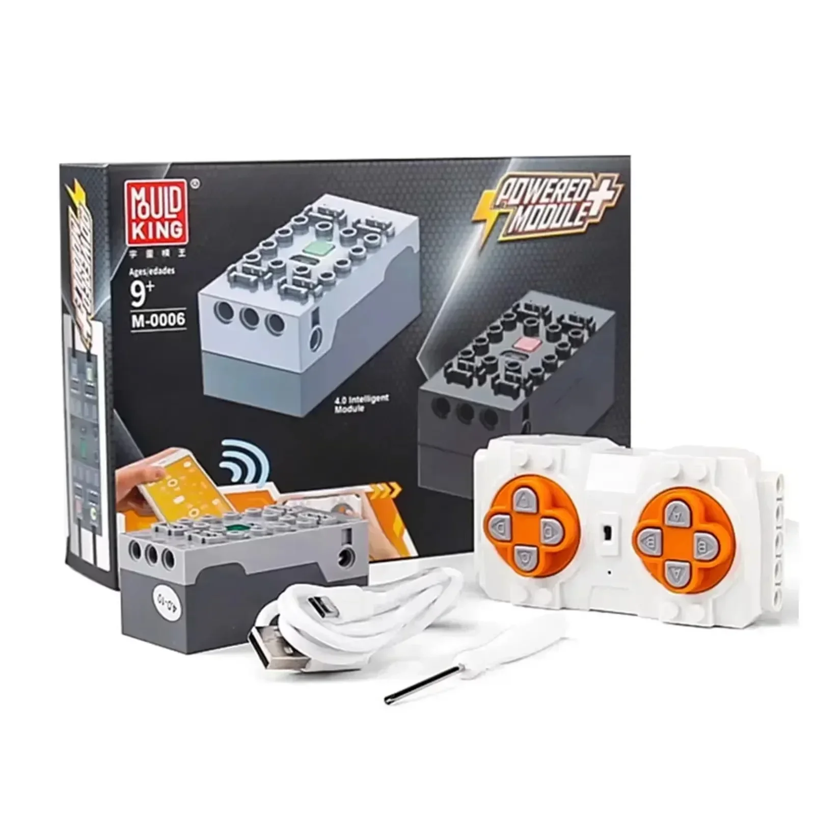 MOULD KING MOC Power Functions - đánh giá và giá Power Functions Motor Battery Box Remote