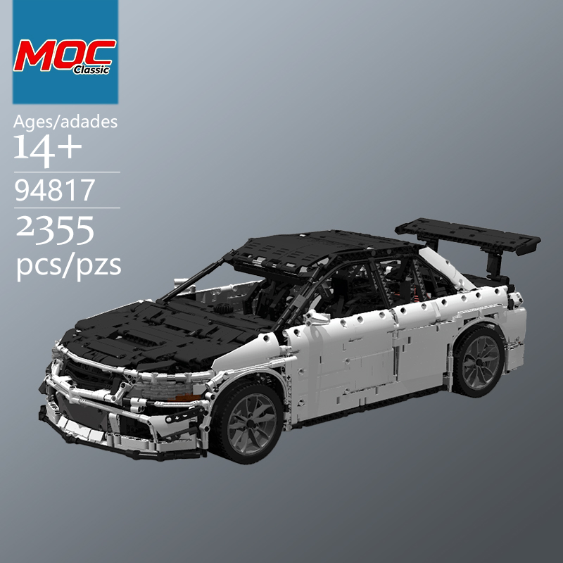 Custom MOC 1:8 Scale Supercar  - đánh giá và giá Moc Supercar Building Blocks 1/8 Scale