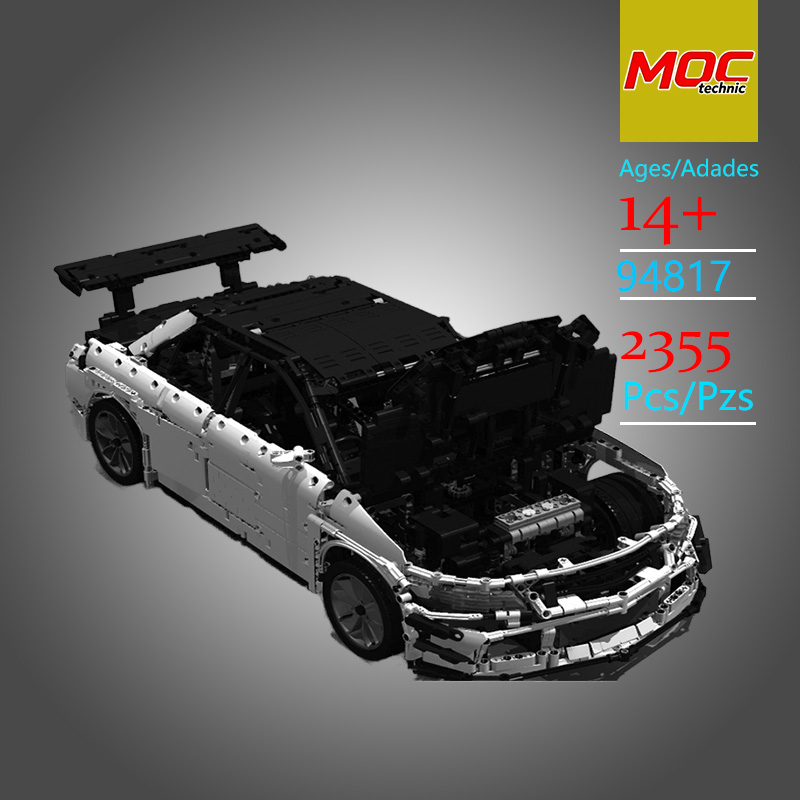 Custom MOC 1:8 Scale Supercar  - đánh giá và giá Moc Supercar Building Blocks 1/8 Scale