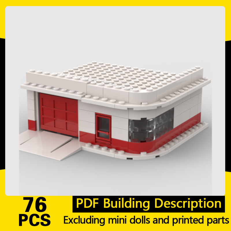 City Street View Model MOC Bui - đánh giá và giá Moc Modular Building Street View Bricks
