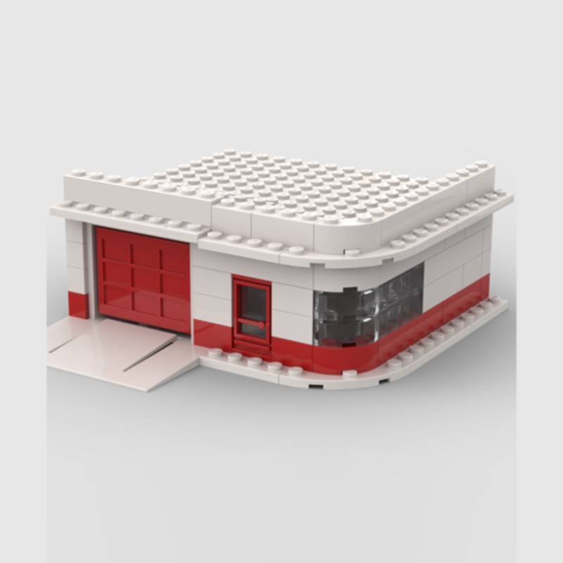 City Street View Model MOC Bui - đánh giá và giá Moc Modular Building Street View Bricks