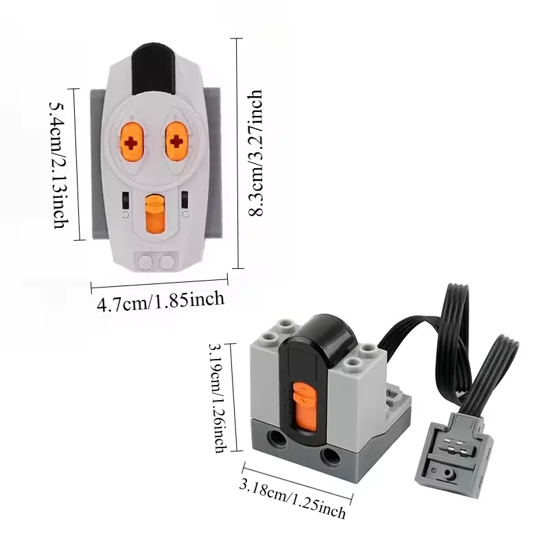 MOC Power Functions M/L/XL Mot - đánh giá và giá Power Functions Motor Battery Box Remote