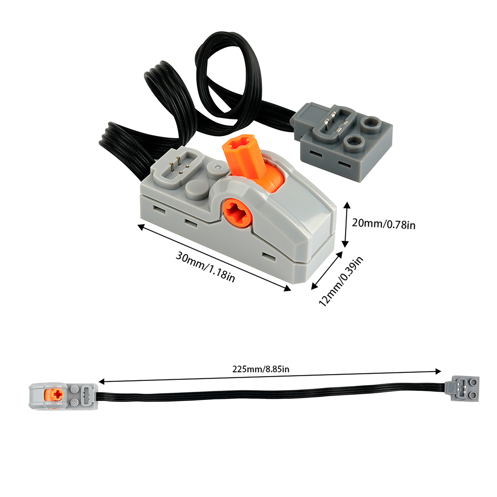 MOC Power Functions Servo Moto - đánh giá và giá Power Functions Motor Battery Box Remote