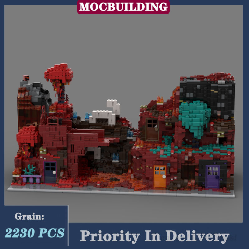 MOC City Modular Building Lava - đánh giá và giá Moc Modular Building Street View Bricks