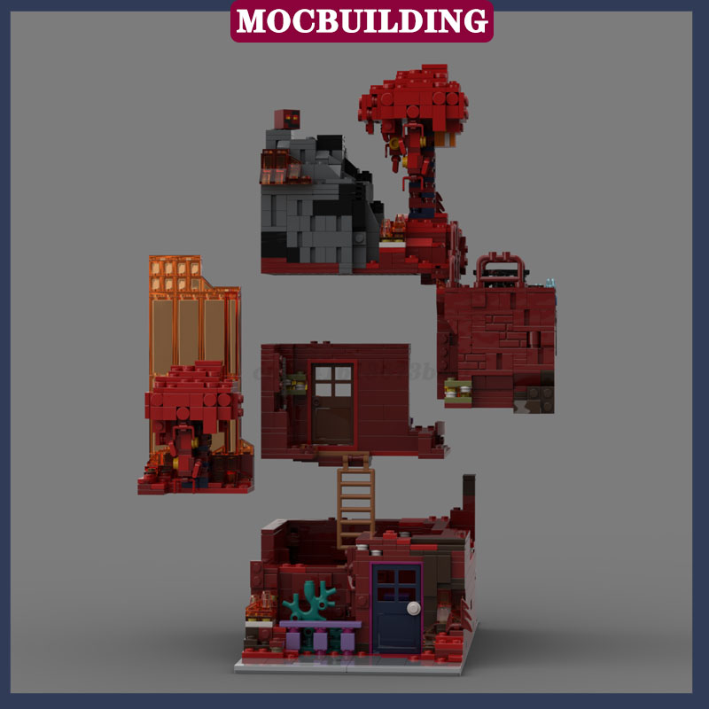 MOC City Modular Building Lava - đánh giá và giá Moc Modular Building Street View Bricks