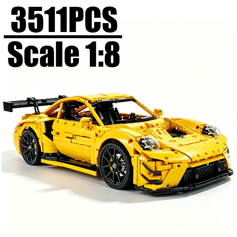 New MOC-182607 992GT3R Superca - đánh giá và giá Moc Supercar Building Blocks 1/8 Scale