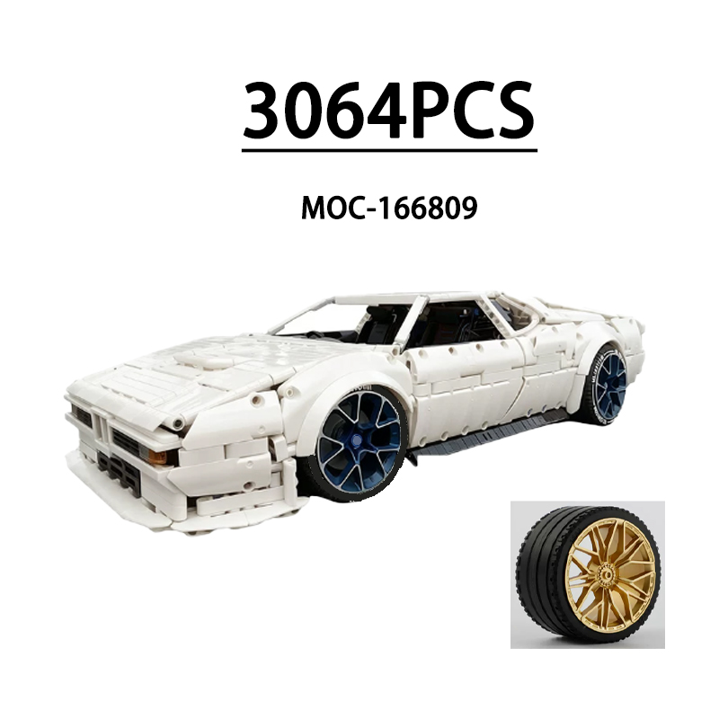 MOC-166809 Super Sports Car 1: - đánh giá và giá Moc Supercar Building Blocks 1/8 Scale