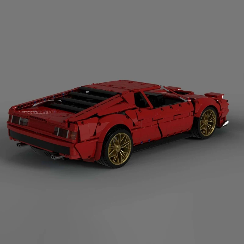 MOC-166809 Super Sports Car 1: - đánh giá và giá Moc Supercar Building Blocks 1/8 Scale