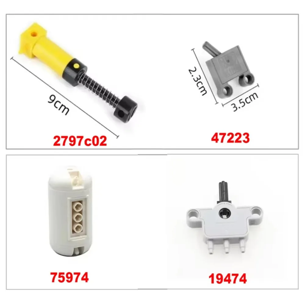 Technical Parts MOC Pneumatic  - đánh giá và giá Pneumatic Cylinder Pump Technic Parts