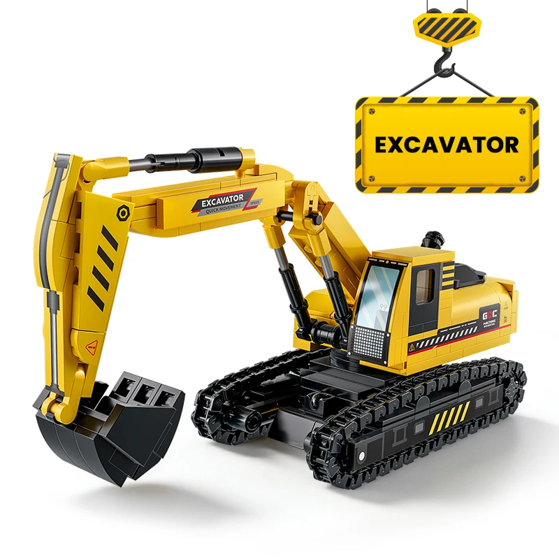 Engineering Vehicle Series Cit - đánh giá và giá Technical Crane Truck Excavator Blocks