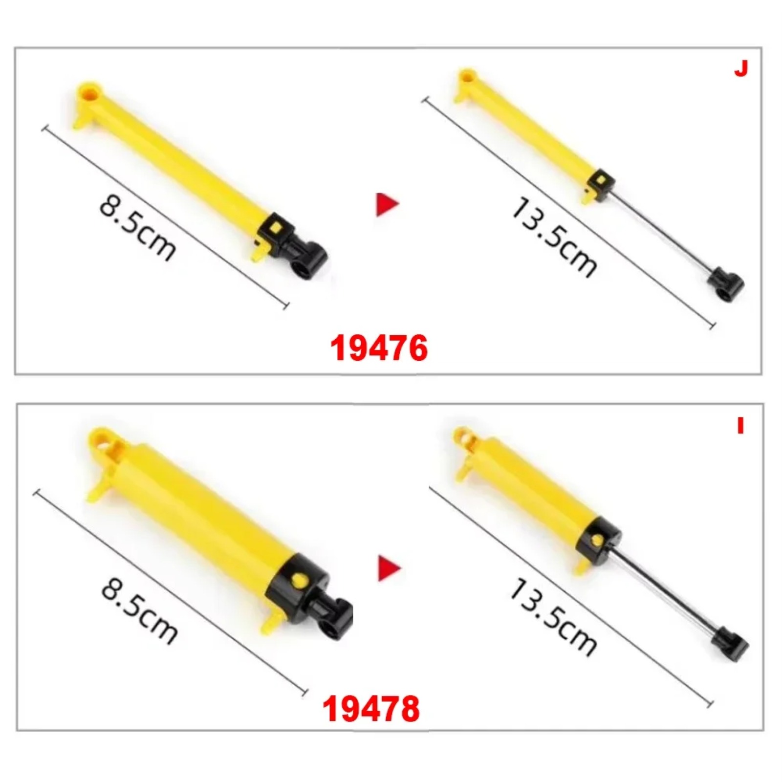 84pcs/kit MOC Pneumatic Parts  - đánh giá và giá Pneumatic Cylinder Pump Technic Parts